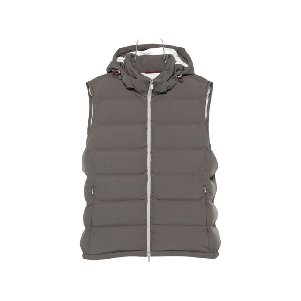 Brunello Cucinelli Grey Jackets - Waistcoats & Gilets Men